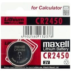 MAXELL CR2450 LITHIUM BATTERY