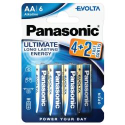 Panasonic Evolta Alkaline AA 4+2 