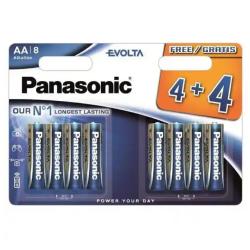 Panasonic Evolta Alkaline AA 4+4