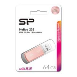 SILICON POWER USB Helios 202 64GB USB 3.2 ροζ χρυσό