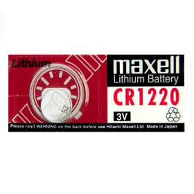 MAXELL CR1220 LITHIUM BATTERY