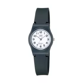 Q&Q Black Strap Waterproof Watch