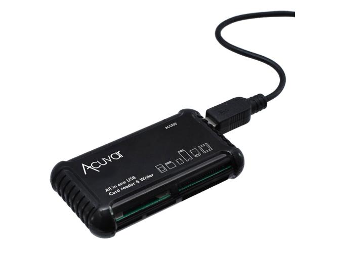 ACUVAR ALL IN 1 USB CARD READER & WRITER