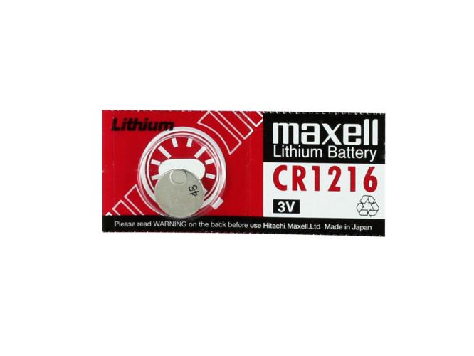 MAXELL  CR1216 LITHIUM BATTERY
