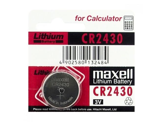 MAXELL CR2430 LITHIUM BATTERY