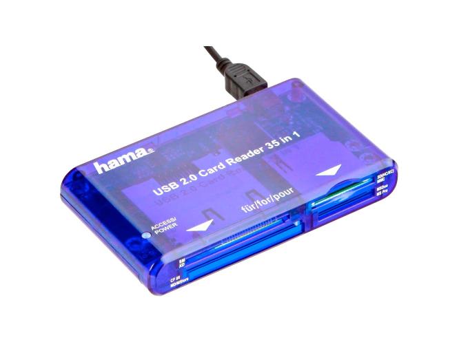 HAMA USB 2.0 CARD READER/WRITER 35 IN 1