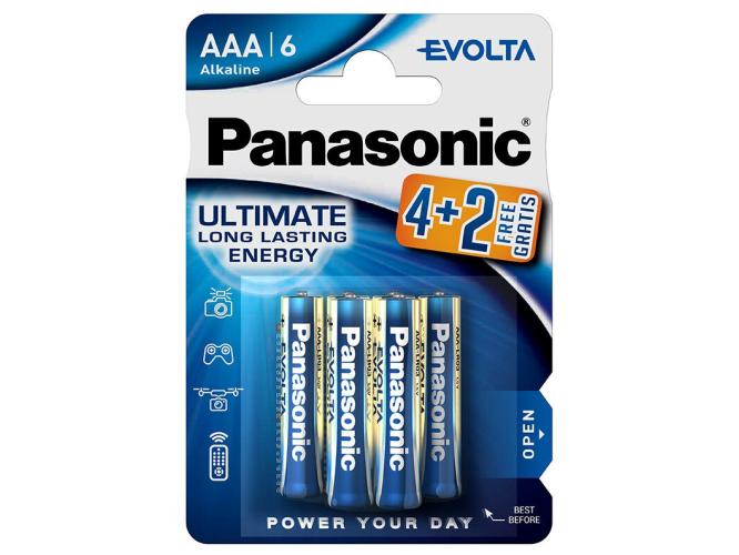 Panasonic Evolta Alkaline AAΑ 4+2