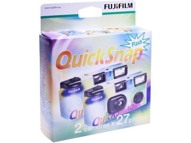 Fujifilm Quicksnap Flash 27ex Disposable Camera Duo Pack