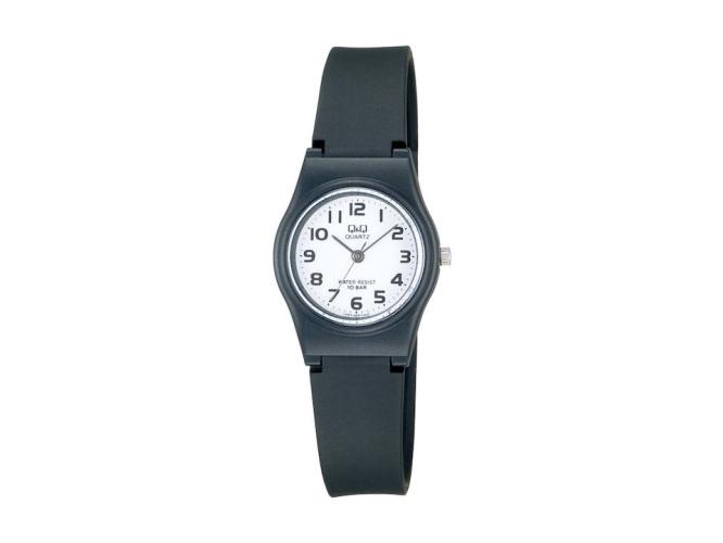 Q&Q Black Strap Waterproof Watch