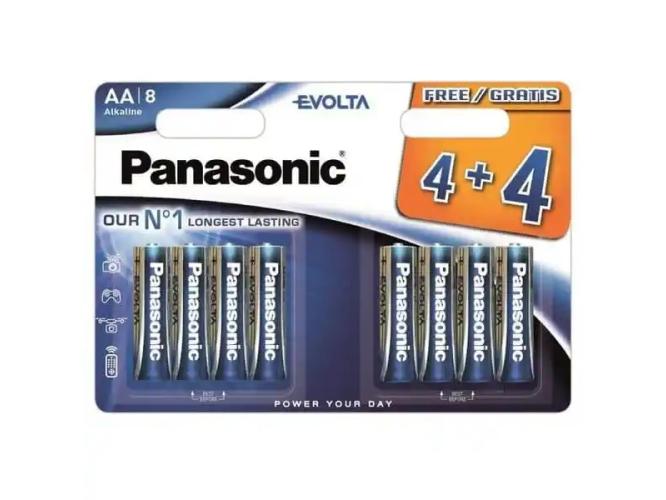 Panasonic Evolta Alkaline AA 4+4