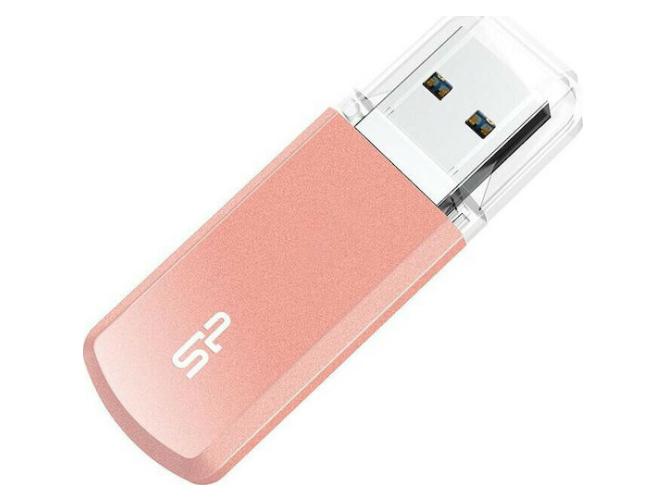 SILICON POWER USB Helios 202 64GB USB 3.2 ροζ χρυσό