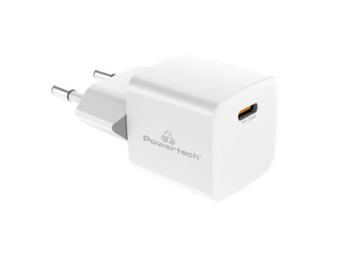 Powertech Φορτιστής Χωρίς Καλώδιο με Θύρα USB-C 20W