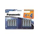 Panasonic Evolta Alkaline AA 4+4